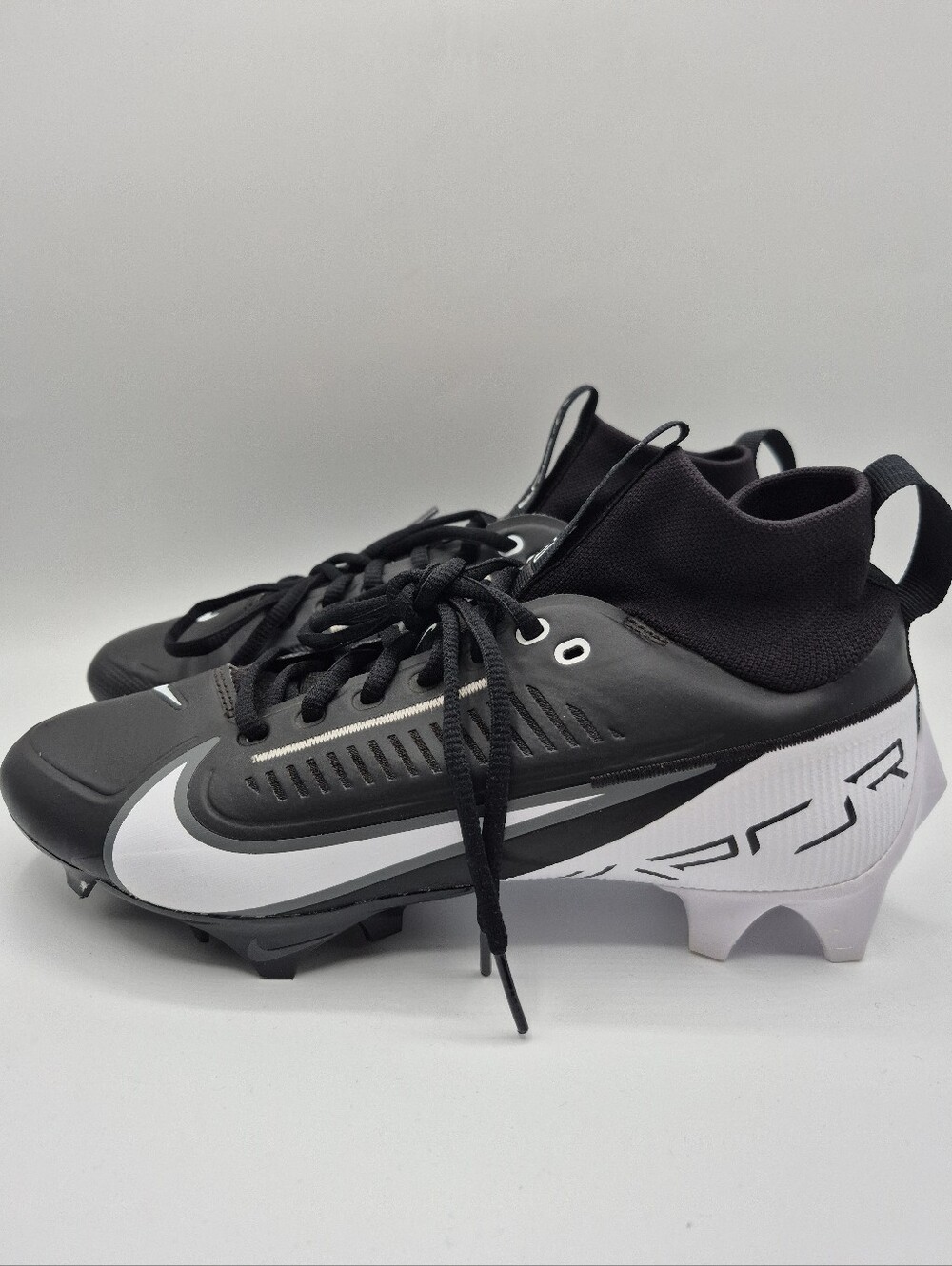 Nike Vapor Edge Pro 360 2 Football Cleats Black White DA5456-001 Men's Size 7